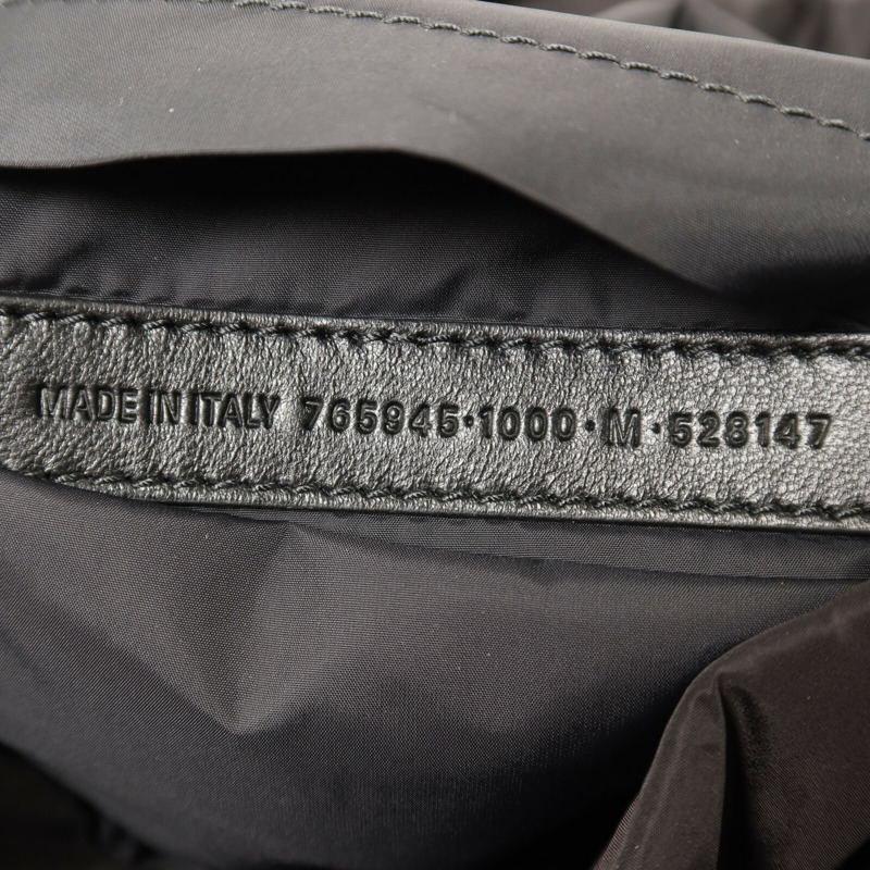 BALENCIAGA 尼龍Monaco Chain Bag銀扣鏈帶肩背袋-7