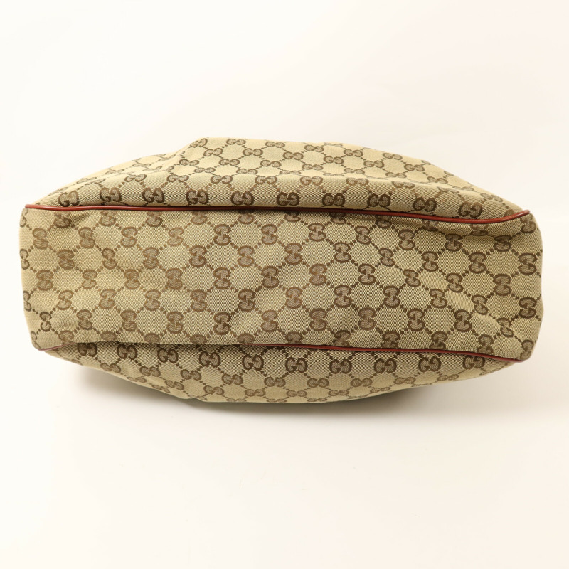 GUCCI 帆布Shoulder Bag金扣肩背袋-3