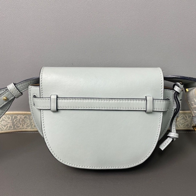 Loewe mini gate 寬肩帶dual馬鞍包新款字母16.5*13*8 98新配件塵袋-2