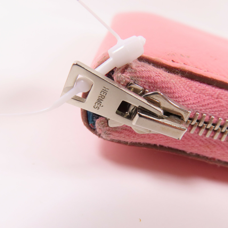 HERMES Epsom皮革Azap Long Silk-in Wallet銀扣拉鏈長錢包-5