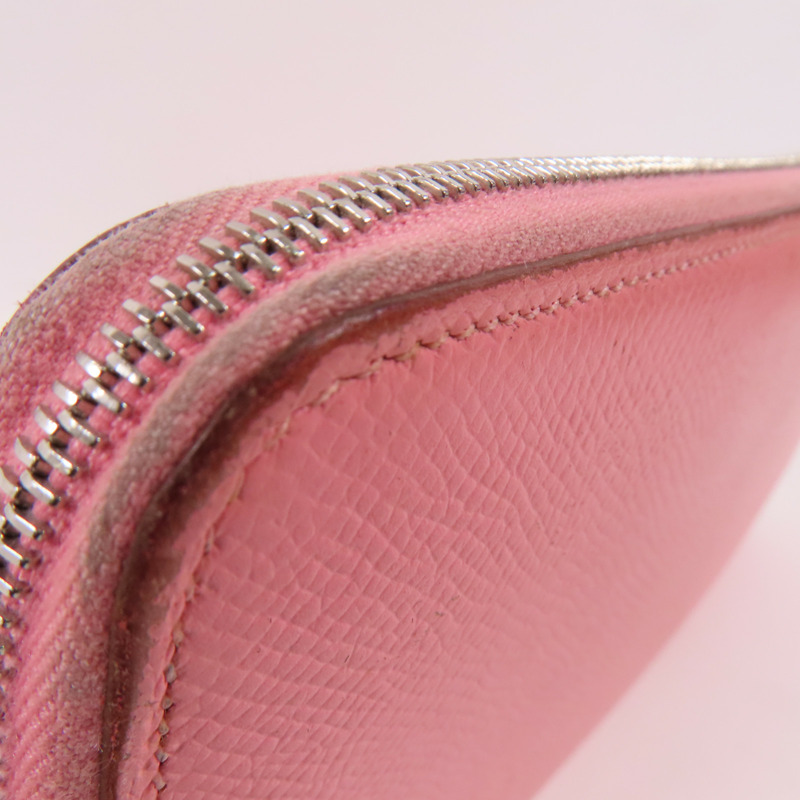 HERMES Epsom皮革Azap Long Silk-in Wallet銀扣拉鏈長錢包-12