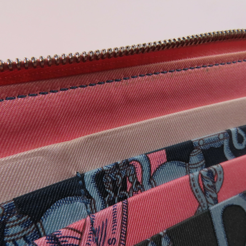HERMES Epsom皮革Azap Long Silk-in Wallet銀扣拉鏈長錢包-19