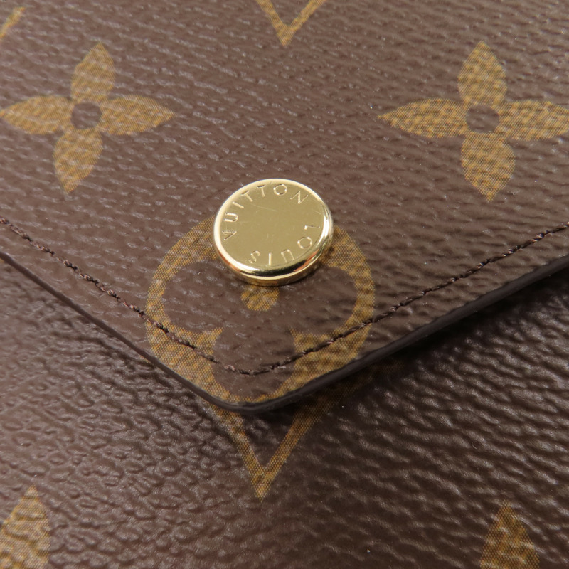 LOUIS VUITTON Monogram Victorine金扣錢包-8