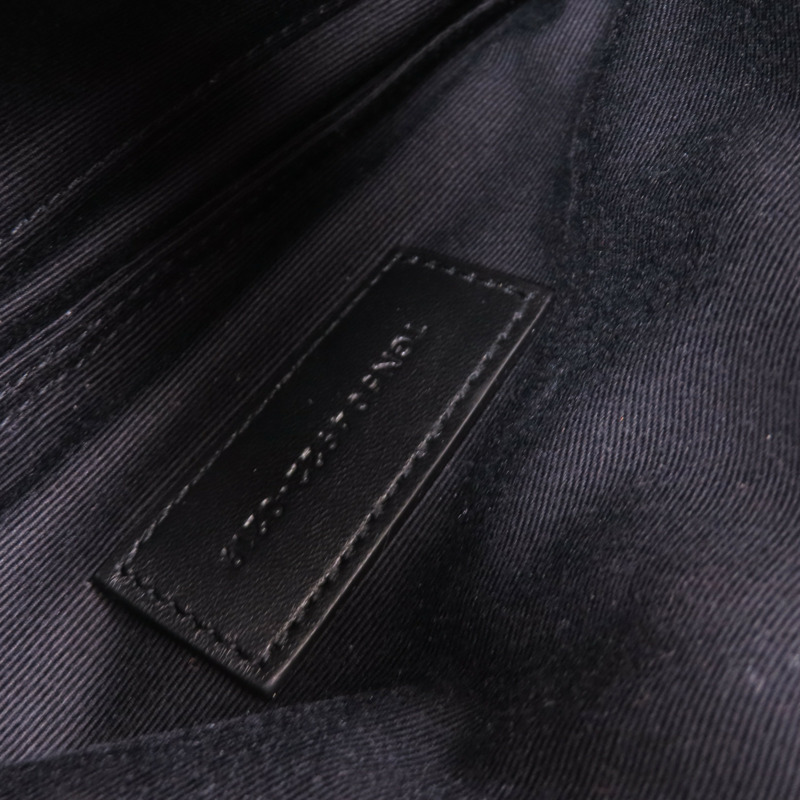 SAINT LAURENT 牛皮皮革Pouch金扣手拿包-12