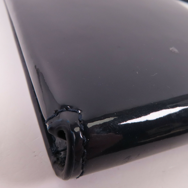 SAINT LAURENT 漆皮皮革Phone Pouch銀扣肩背袋-6