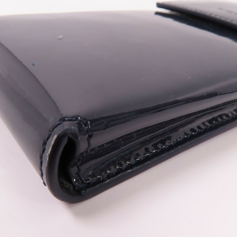 SAINT LAURENT 漆皮皮革Phone Pouch銀扣肩背袋-8