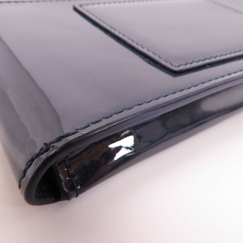 SAINT LAURENT 漆皮皮革Phone Pouch銀扣肩背袋-9