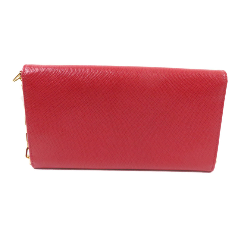 PRADA Saffiano皮革Wallet On Chain金扣鏈帶肩背袋-1