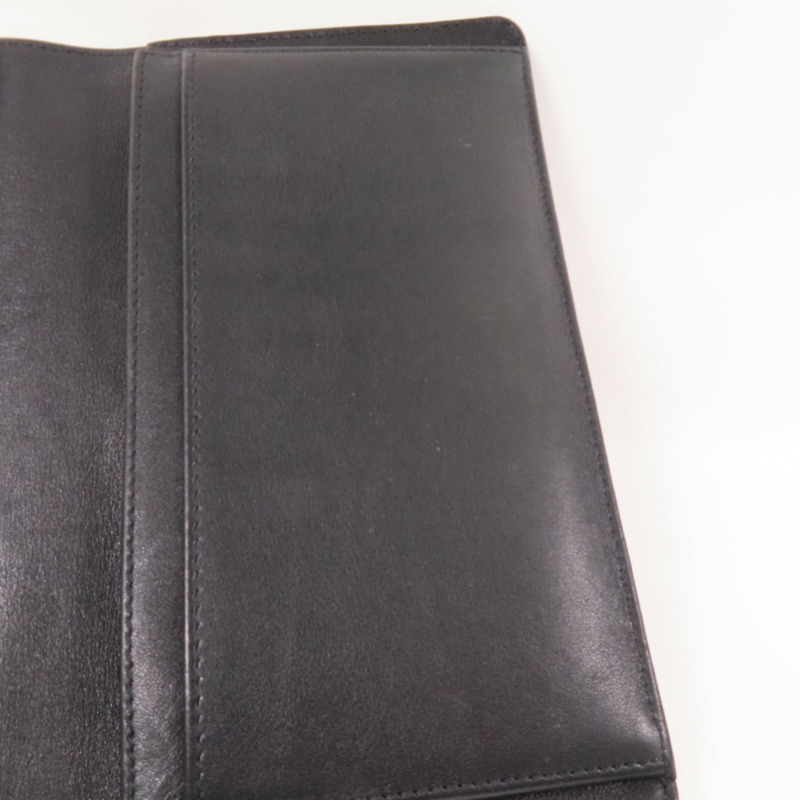 CHANEL 牛皮皮革Long Wallet銀扣長錢包-11