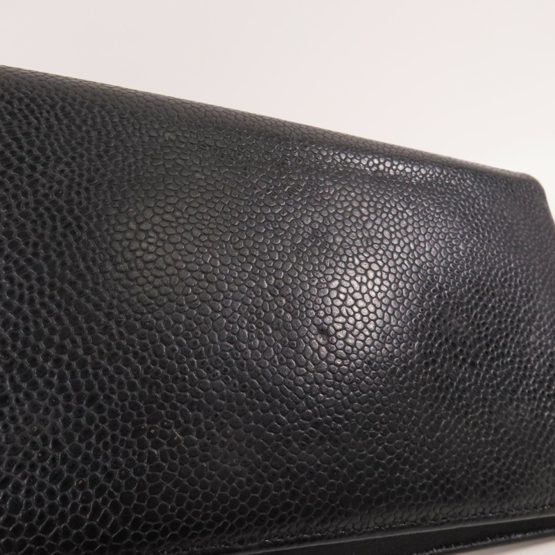 CHANEL 牛皮皮革Long Wallet銀扣長錢包-20