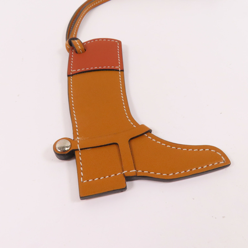 HERMES Box Calf皮革Paddock boots Charm掛飾-2