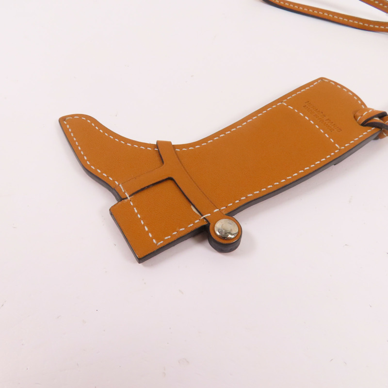 HERMES Box Calf皮革Paddock boots Charm掛飾-3