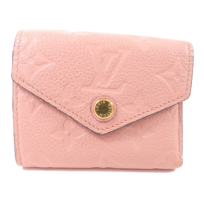LOUIS VUITTON Monogram Empreinte Zoe Wallet金扣短錢包-0