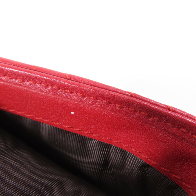 GUCCI 牛皮皮革GG Marmont Wallet金扣短錢包-15