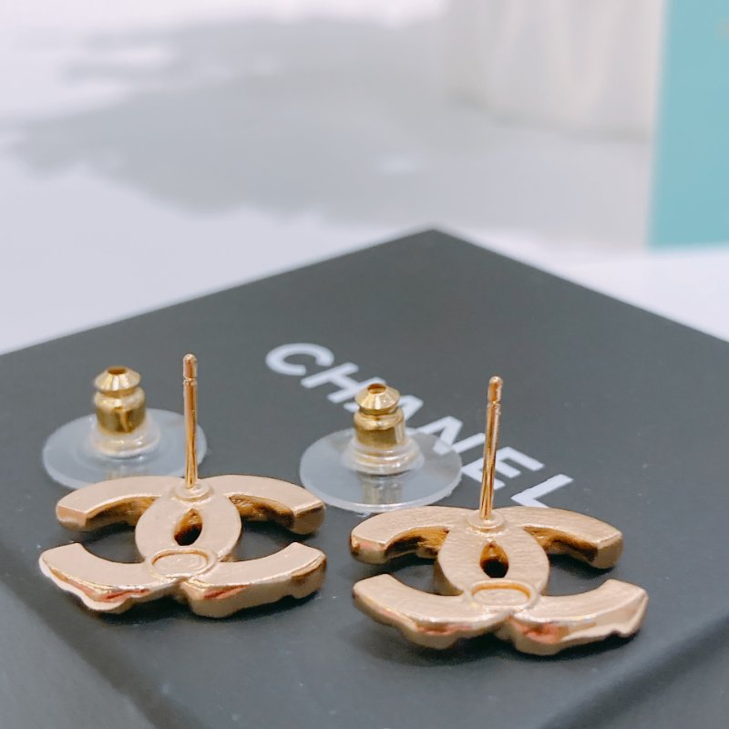 TW4728 Chanel 香奈兒CC字耳環 Crystal CC Logo Earrings-5