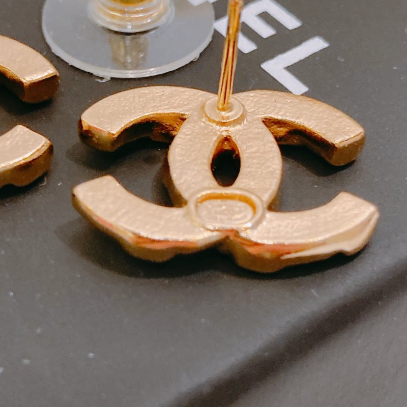 TW4728 Chanel 香奈兒CC字耳環 Crystal CC Logo Earrings-6