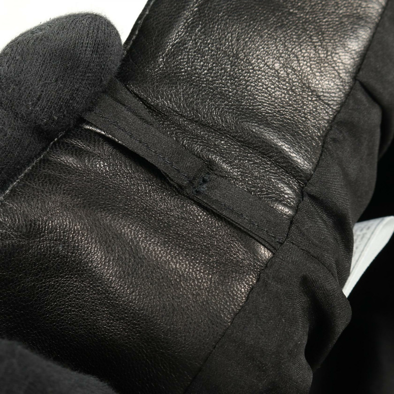 香奈兒 COCO 標誌羊皮半身裙，黑色，二手女款-8