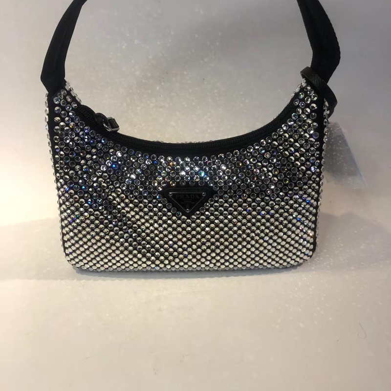 Prada 满钻腋下包-0