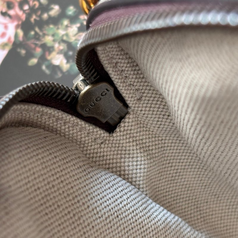 ::GUCCI:: 746308 Ophidia GG Supreme 烏木色綠紅織帶翻蓋相機包 斜背包-27