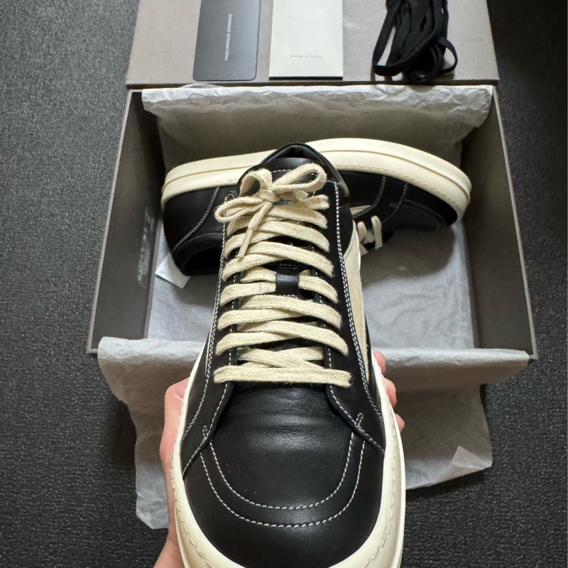 RICK OWENS 24AW VINTAGE SNEAKER SIZE:EU 45 黑色-10