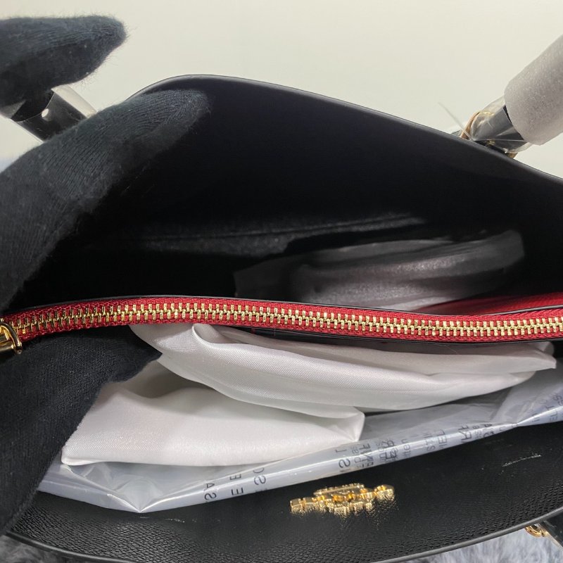 全新閒置品 Coach Mollie 滿版老花手提包(深咖)-7