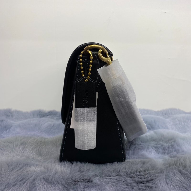 全新閒置品 Coach SOFT TABBY側背包-黑-1
