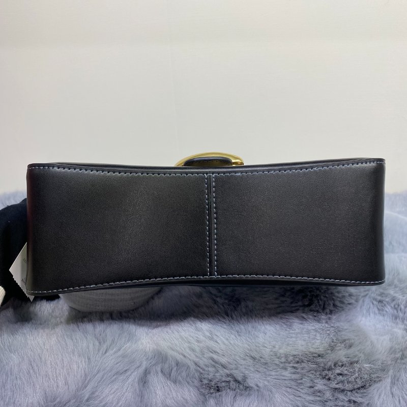 全新閒置品 Coach SOFT TABBY側背包-黑-11