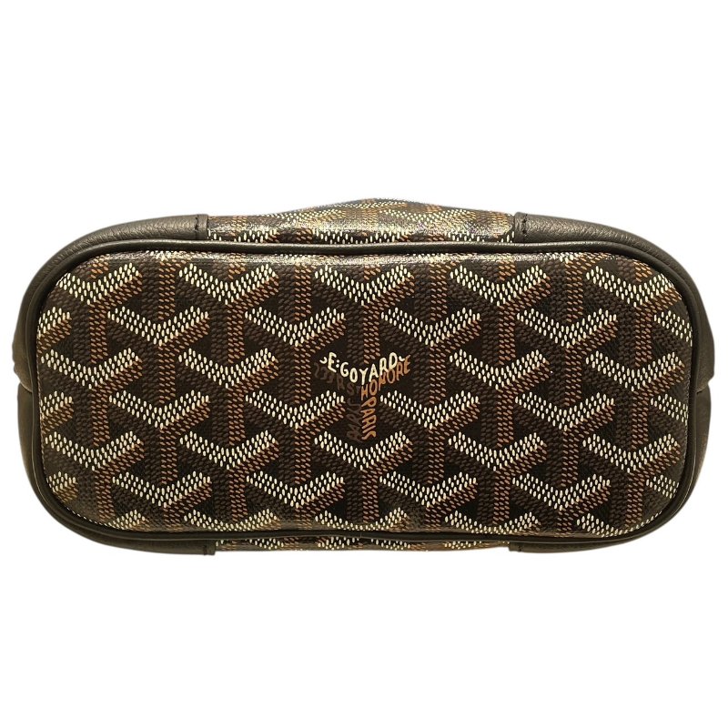 GOYARD 戈雅 BELUGA MINI 迷你兩用包 PVC帆布 老花 黑色 銀扣-5