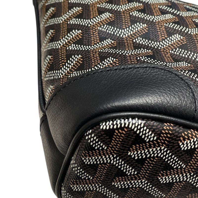 GOYARD 戈雅 BELUGA MINI 迷你兩用包 PVC帆布 老花 黑色 銀扣-8