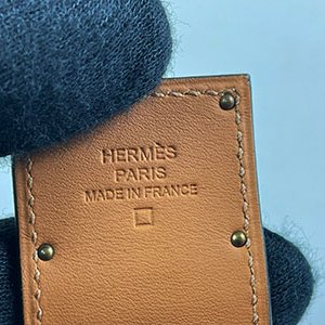 *奢華大道國際精品*【H0434】HERMES黑色鱷魚皮 KELLY DOLL 寬版手環-3