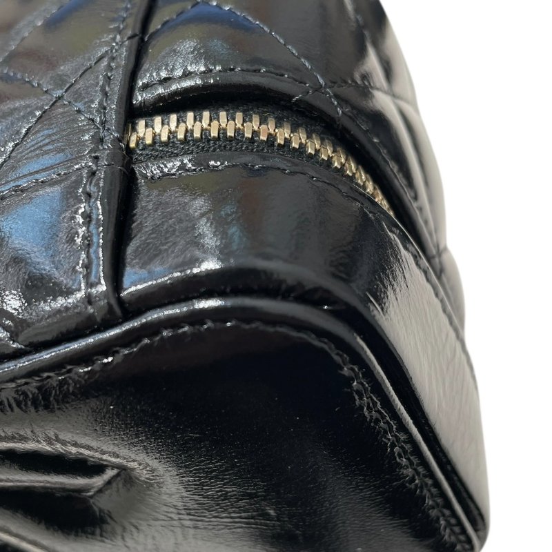 CHANEL 香奈兒 AP2918 化妝箱包 皮革 黑色 金釦-7