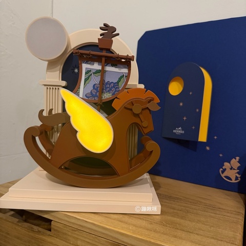 Hermes年度VIP中秋禮 搖搖飛馬夜燈禮盒 全新 絕版稀有