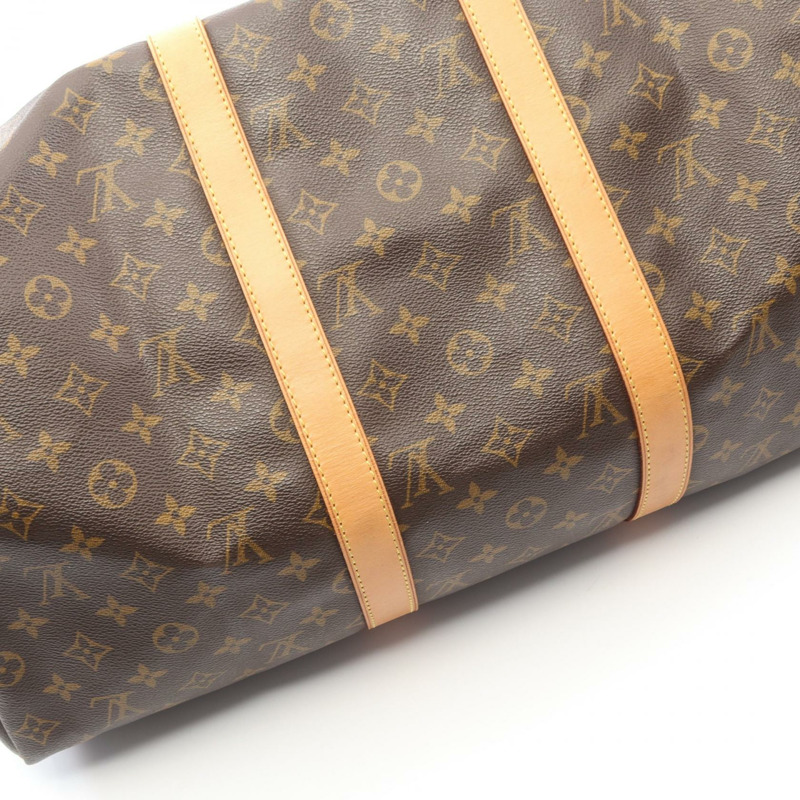 路易威登 Keepall 50 旅行手提包 M41426 Monogram 皮革 棕色 二手 LV-5
