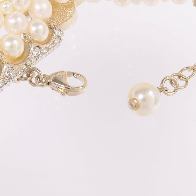CHANEL 金屬/水晶Bracelet手鏈-5