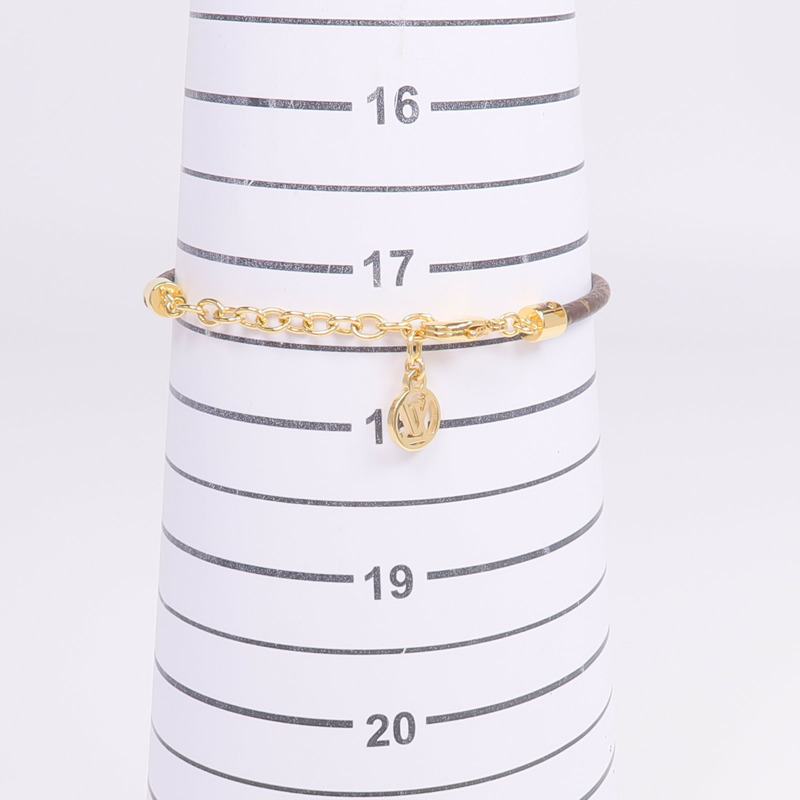 LOUIS VUITTON Monogram/金屬Vivienne Snow Bracelet手鏈-8