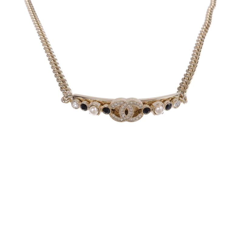 CHANEL 金屬/水晶Necklace項鍊-0