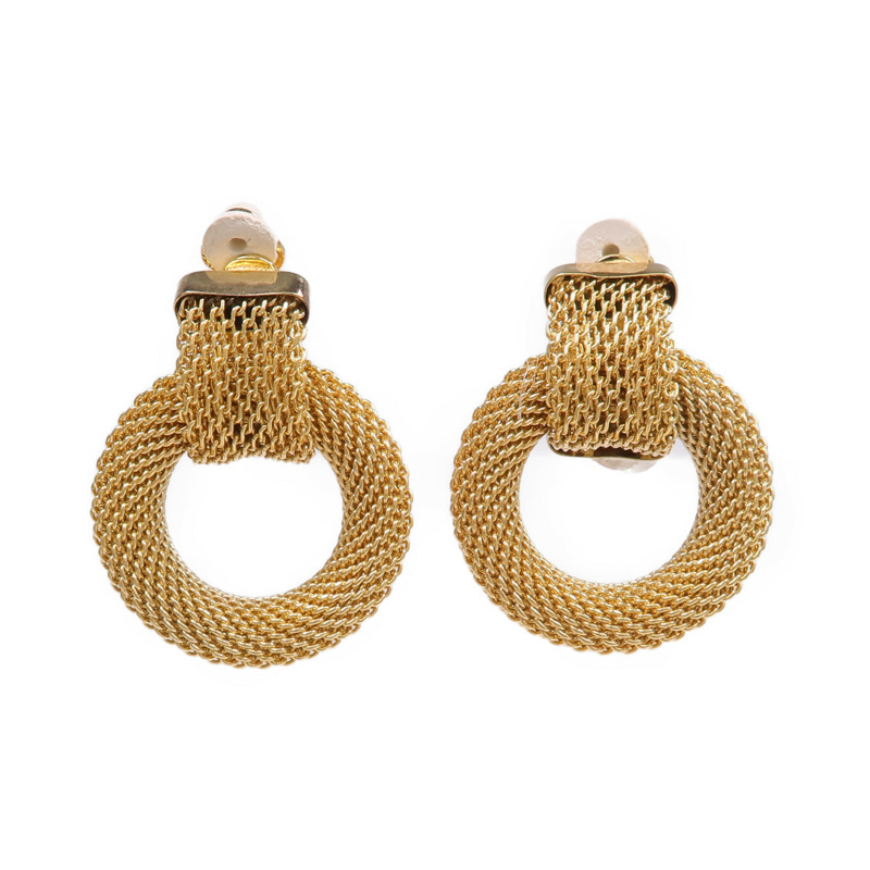 GIVENCHY 金屬Mesh Clip On Earring夾式耳環-0