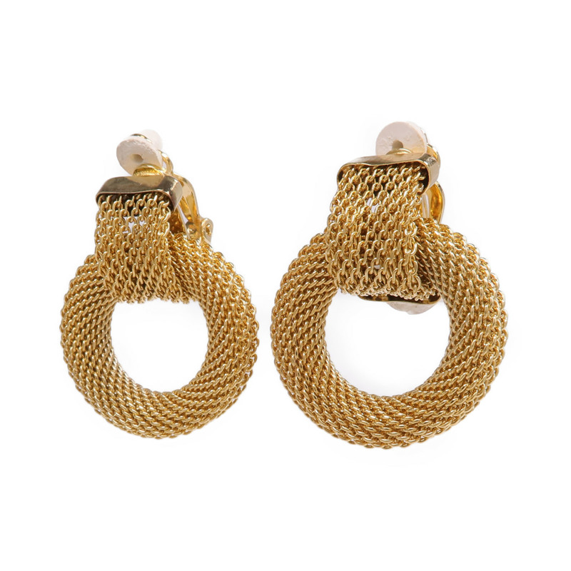 GIVENCHY 金屬Mesh Clip On Earring夾式耳環-1