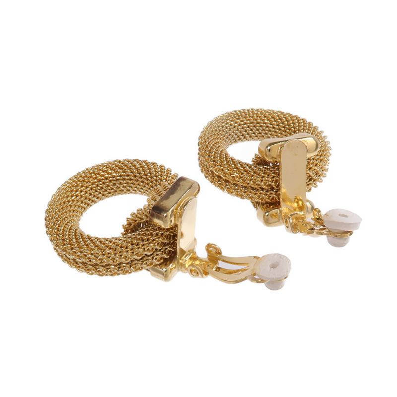 GIVENCHY 金屬Mesh Clip On Earring夾式耳環-3
