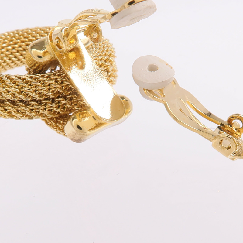 GIVENCHY 金屬Mesh Clip On Earring夾式耳環-4