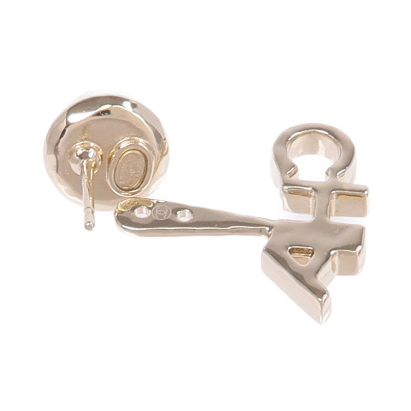 CHANEL 金屬/水晶Pierced Earring耳環-5