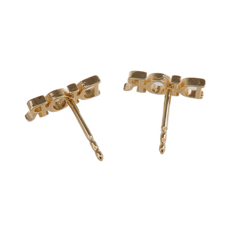 Dior 金屬/水晶Pierced Earring耳環-3