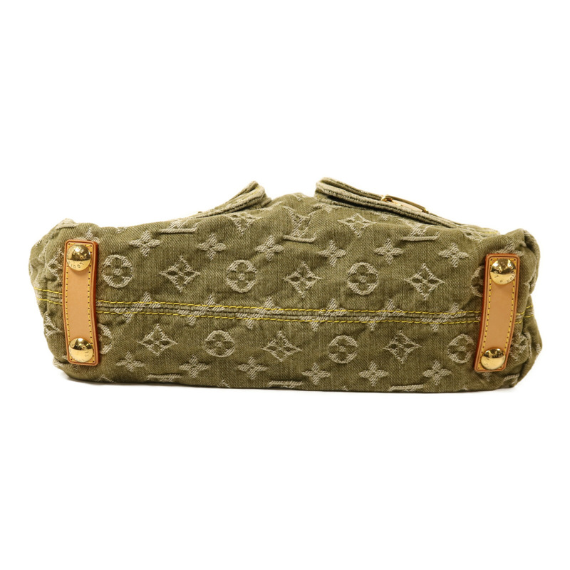 LOUIS VUITTON Monogram Denim Buggy PM金扣肩背袋-3