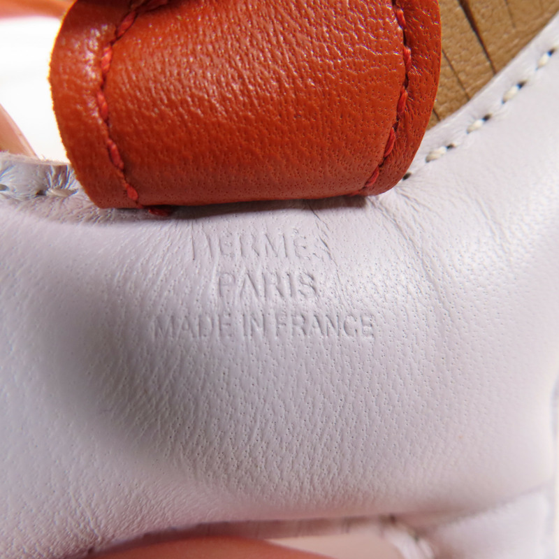 HERMES Milo皮革Rodeo PM Charm掛飾Bleu Brume-6