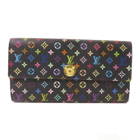 LOUIS VUITTON Monogram Multicolore Portefeuille Sarah金扣長錢包
