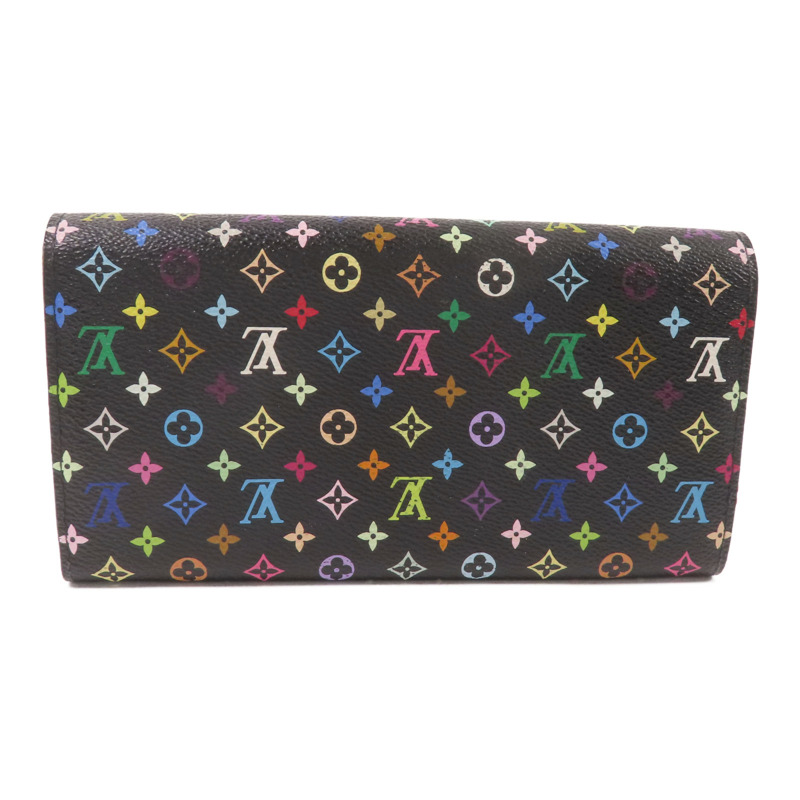 LOUIS VUITTON Monogram Multicolore Portefeuille Sarah金扣長錢包-1