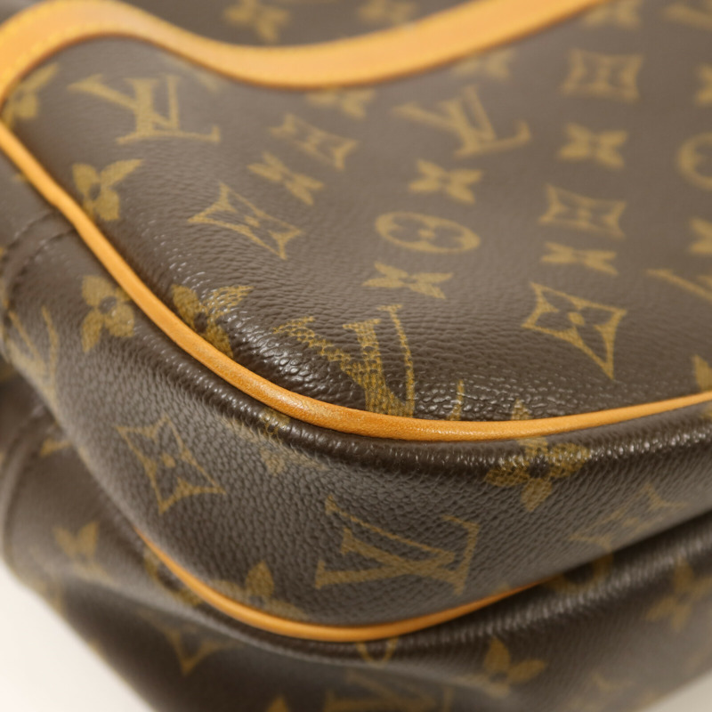 LOUIS VUITTON Monogram Reporter PM金扣肩背袋-9