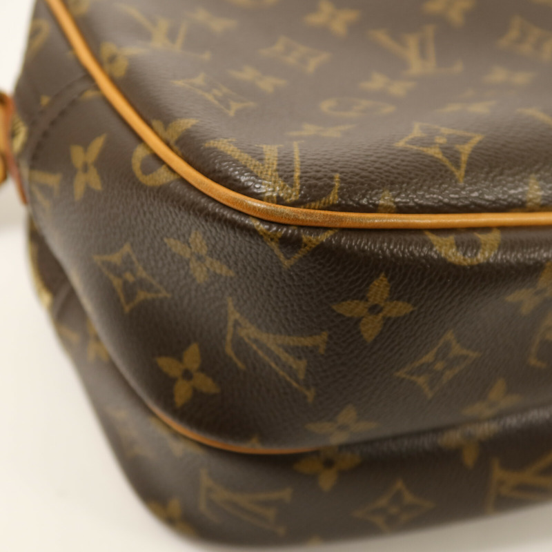 LOUIS VUITTON Monogram Reporter PM金扣肩背袋-11