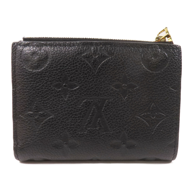LOUIS VUITTON Monigram Empreinte Lisa金扣短錢包-1