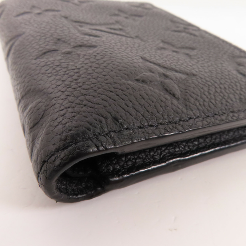 LOUIS VUITTON Monigram Empreinte Lisa金扣短錢包-6